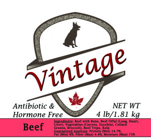 Vintage beef label online