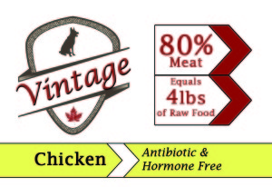 Vintage Dehydrated Label Chicken
