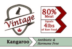 Vintage Dehydrated Label Kangaroo