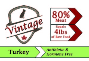 Vintage Dehydrated Label Turkey